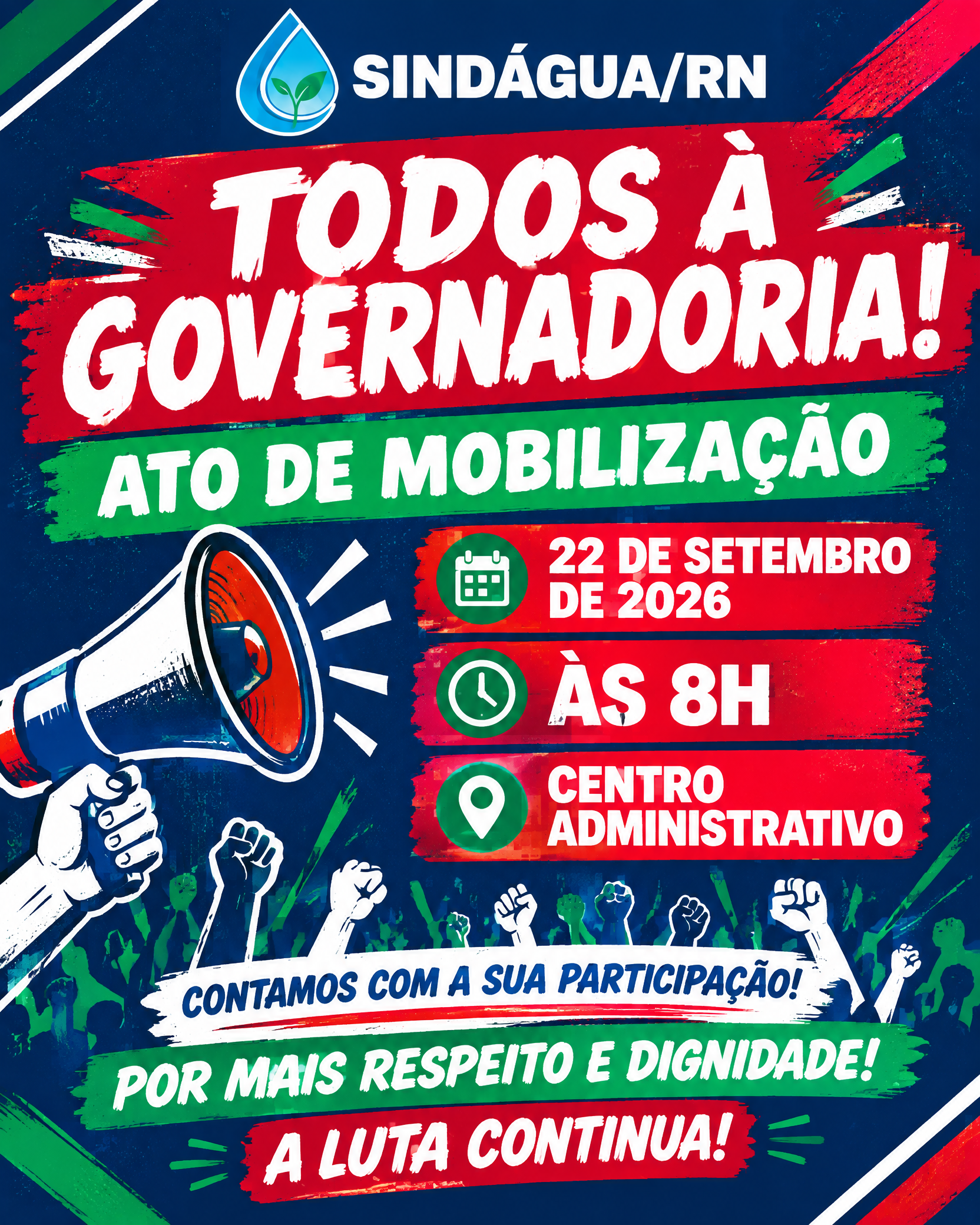 Todos à Governadoria!