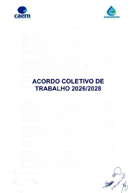 ACT 2026/2028 CAERN Sindágua/RN