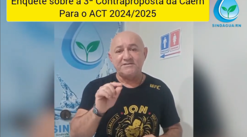 Enquete sobre a 3ª Contraproposta da Caern