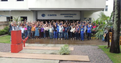 Grande mobilização na Administração Central da CAERN pelo Acordo Coletivo