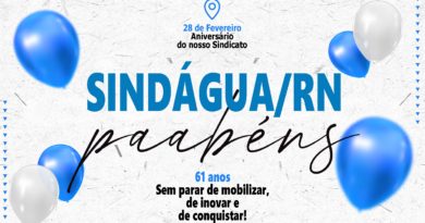 Aniversário de lutas do Sindágua/RN