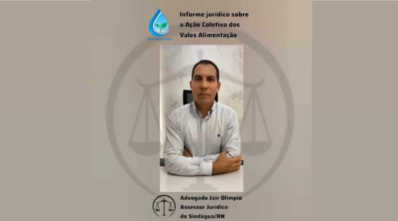 Informe jurídico sobre a ação coletiva dos vales alimentação