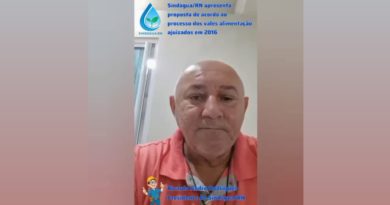 Sindágua/RN apresenta proposta de acordo ao processo dos vales alimentação ajuizados em 2016