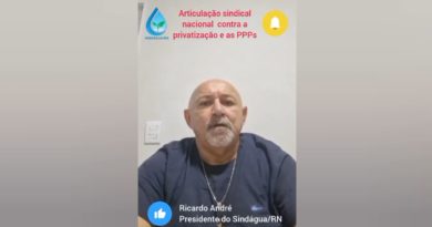 Articulação sindical nacional contra a privatização e as PPPs