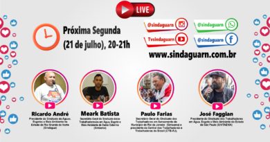 Luta conta a privatização e as PPPs na CAERN (RN), CEDAE (RJ), CASAN (SC) e SABESP (SP)