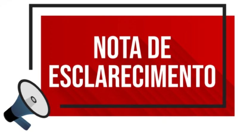 Nota de esclarecimento