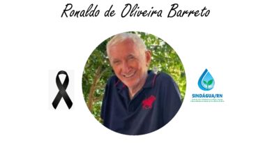 Luto por Ronaldo de Oliveira Barreto
