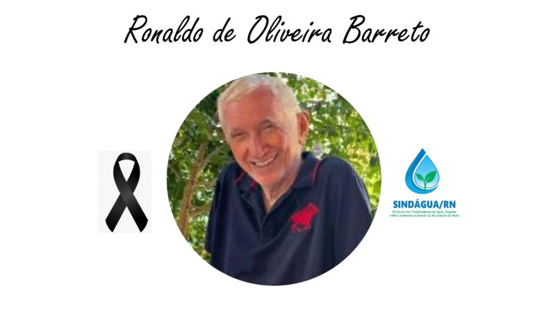 Luto por Ronaldo de Oliveira Barreto