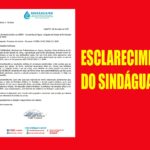 Esclarecimentos do Sindágua/RN