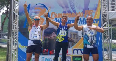 Caerniano tem brilhante apresentação em campeonato de atletismo master