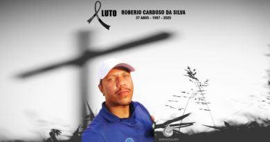 Luto por Robério Cardoso da Silva