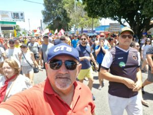 Manifestantes fazem ato contra PEC da Blindagem e PL da Anistia em Natal