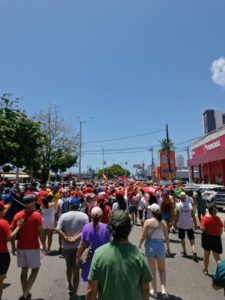 Manifestantes fazem ato contra PEC da Blindagem e PL da Anistia em Natal