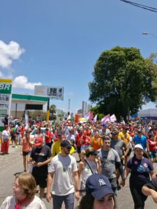 Manifestantes fazem ato contra PEC da Blindagem e PL da Anistia em Natal