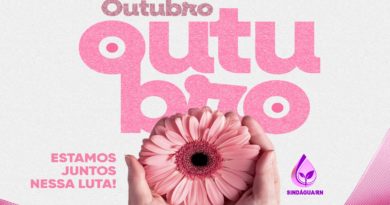Sindágua/RN no Outubro Rosa