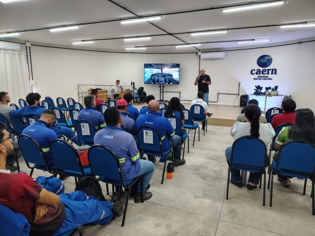 Sindágua/RN Marca Presença e Reforça Compromisso com a Segurança do Trabalhador na SIPAT da Caern em Assú