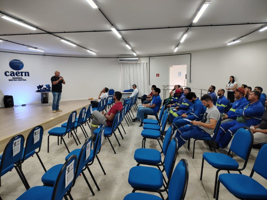 Sindágua/RN Marca Presença e Reforça Compromisso com a Segurança do Trabalhador na SIPAT da Caern em Assú
