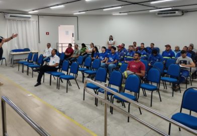 Sindágua/RN Marca Presença e Reforça Compromisso com a Segurança do Trabalhador na SIPAT da Caern em Assú