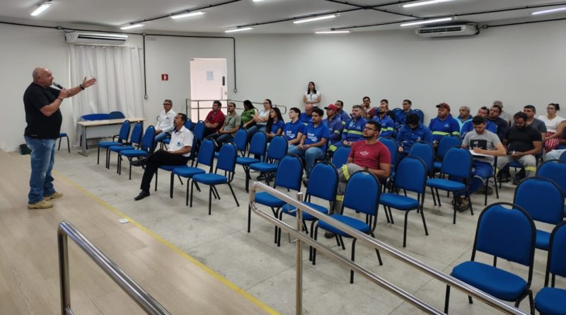 Sindágua/RN Marca Presença e Reforça Compromisso com a Segurança do Trabalhador na SIPAT da Caern em Assú