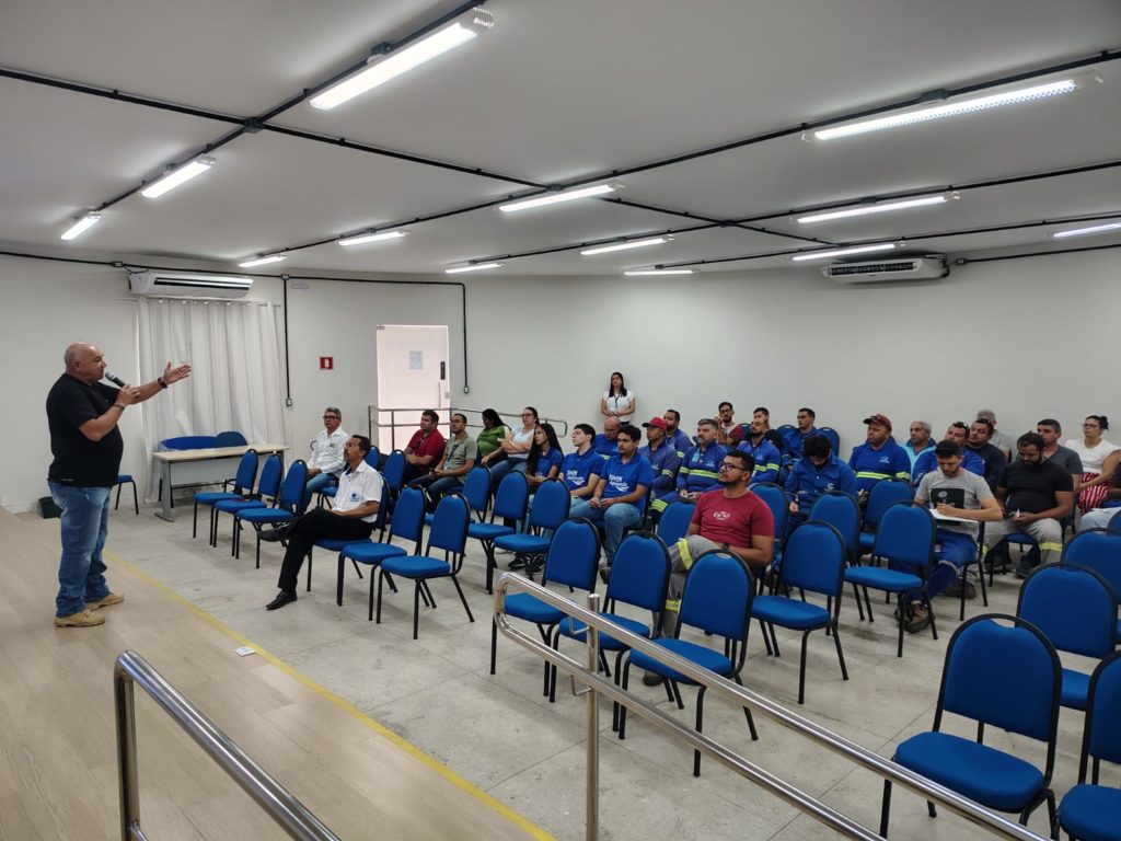 Sindágua/RN Marca Presença e Reforça Compromisso com a Segurança do Trabalhador na SIPAT da Caern em Assú