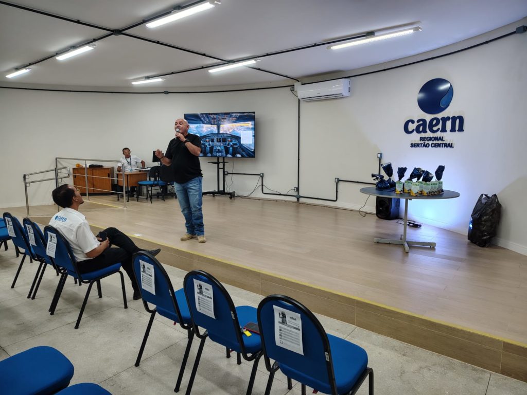 Sindágua/RN Marca Presença e Reforça Compromisso com a Segurança do Trabalhador na SIPAT da Caern em Assú