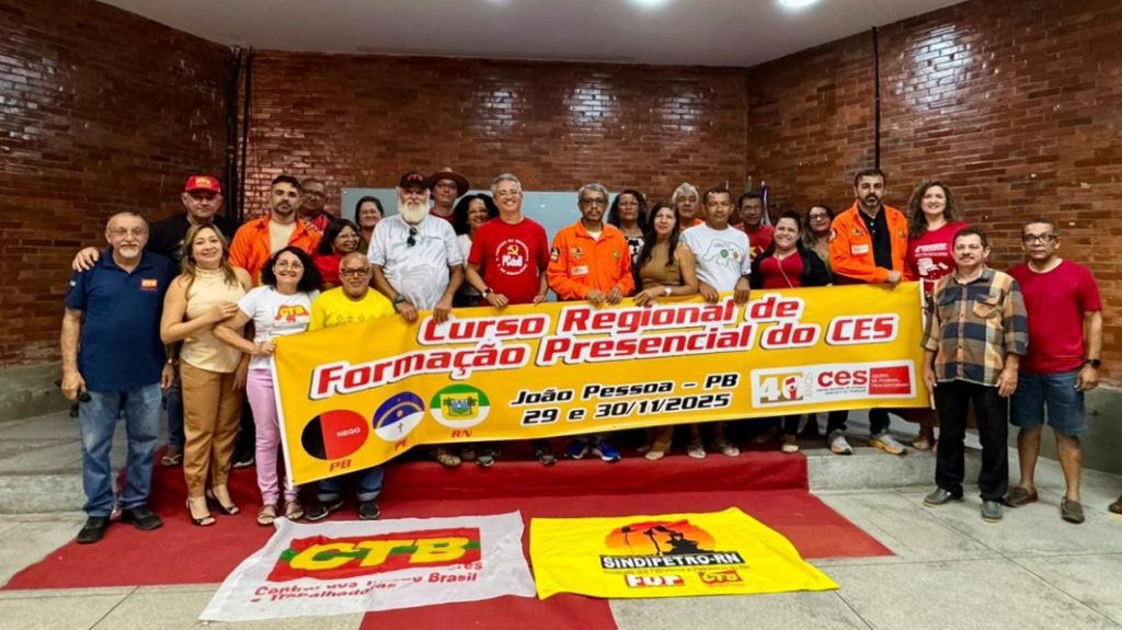 Diretores do Sindágua/RN têm qualificação no Curso Regional Nordeste – Formação que Fortalece a Luta Sindical!
