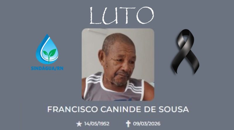 Luto Francisco Canindé de Souza