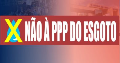 NÃO À PPP DO ESGOTO