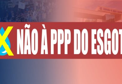 NÃO À PPP DO ESGOTO