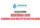 NOTA DE REPÚDIOCONTRA A PPP DO ESGOTO NA CAERN