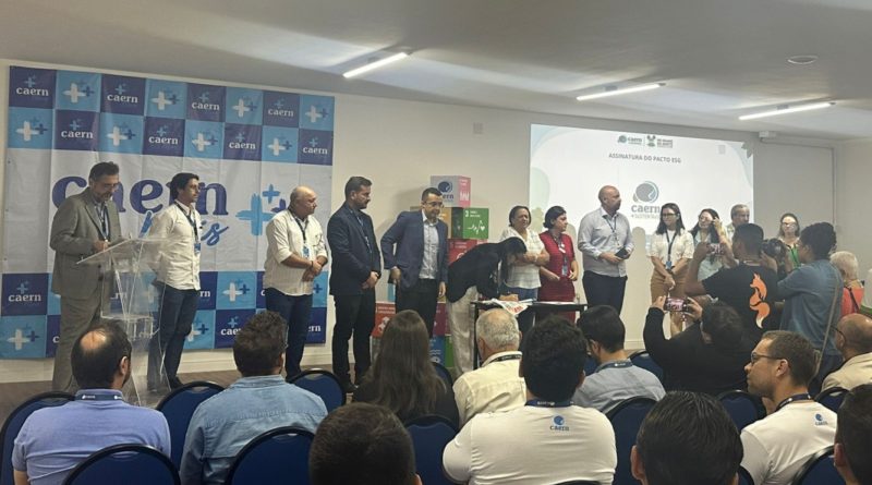 🤝 SINDAGUA/RN PRESENTE NA ASSINATURA DO PACTO ESG DA CAERN