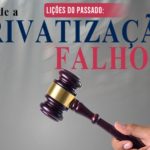 O RIO DE JANEIRO É UM ALERTA! NÃO REPITAMOS OS ERROS DA PRIVATIZAÇÃO DO SANEAMENTO!