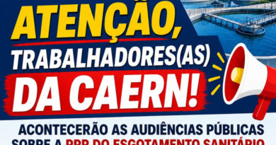Atenção, trabalhadores e trabalhadoras da Caern