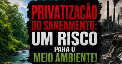 🚨 ALERTA AMBIENTAL: A PRIVATIZAÇÃO DO SANEAMENTO AMEAÇA O RN! 🚨