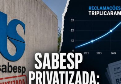 SABESP PRIVATIZADA: RECLAMAÇÕES TRIPLICARAM E A CONTA SÓ SOBE