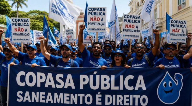 A LUTA EM MINAS: O POVO UNIDO PARA MANTER A COPASA PÚBLICA!