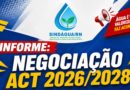 📢 INFORME: NEGOCIAÇÃO ACT 2026/2028 em 31/07/2026