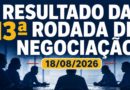 Resultado da 13ª rodada de negociação do ACT 2026–2028