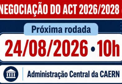 ATENÇÃO, TRABALHADORAS E TRABALHADORES DA CAERN!