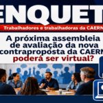 Sua opinião é importante: a próxima assembleia do ACT 2026/2028 poderá ser virtual?