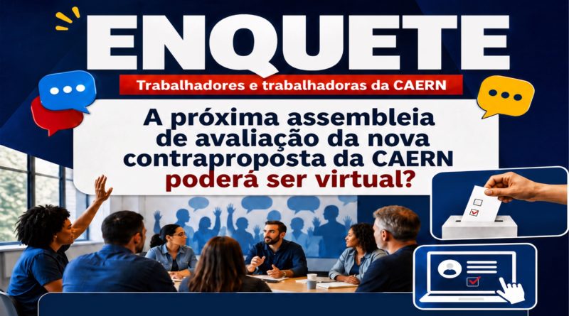 Sua opinião é importante: a próxima assembleia do ACT 2026/2028 poderá ser virtual?