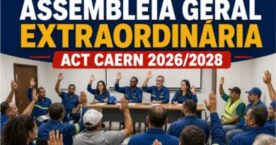 ATENÇÃO, TRABALHADORAS E TRABALHADORES DA CAERN!