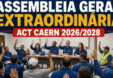 ATENÇÃO, TRABALHADORAS E TRABALHADORES DA CAERN!