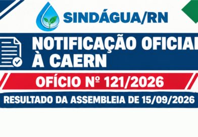 NOTIFICAÇÃO OFICIAL À CAERN