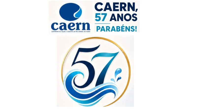 Parabéns, CAERN, pelos seus 57 anos!