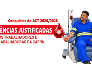 ✊💧 CONQUISTAS DO ACT 2026/2028 — AUSÊNCIAS JUSTIFICADAS 💧✊